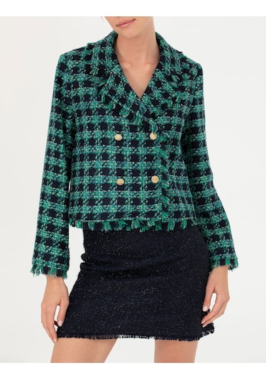 Pierre Cardin Kadın Petrol Ceket 50273097-vr102 Petrol