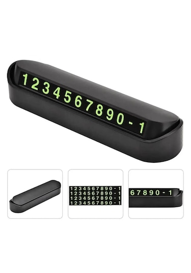 Vipstreet Tüm Araçlara Uyumlu Araç Numaratör Araba Telefon Numara