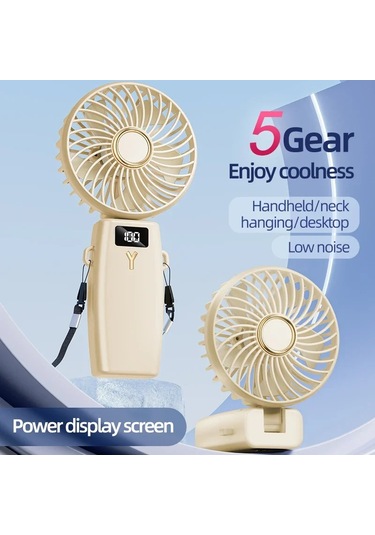 Ambition El Mini Fan Katlanabilir Taşınabilir Boyun Asılı Fanlar