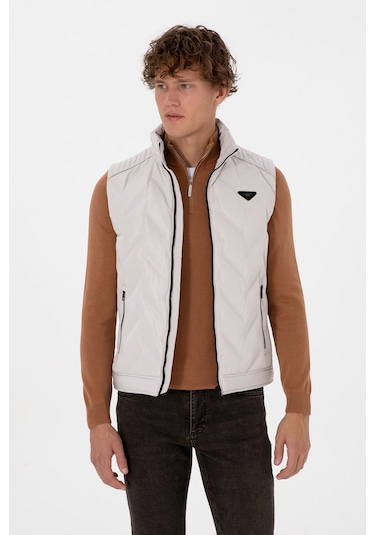 U.s. Polo Assn. Erkek Yelek Dokuma 50310304-vr256 İnci