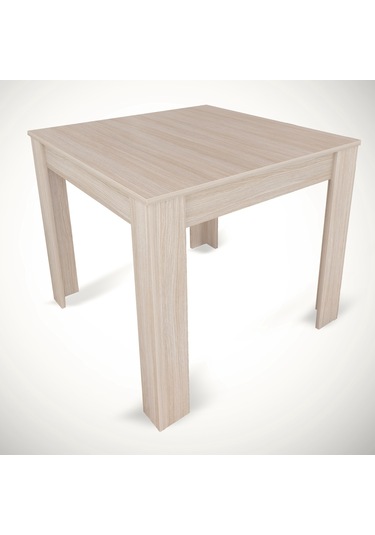 Pasific Home Single Mutfak Yemek Masası, 90x90 cm, Kare, Meşe