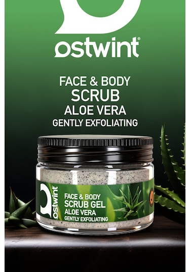 Ostwint Aloe Vera Özlü Yüz ve Vücut Peeling 300 ML