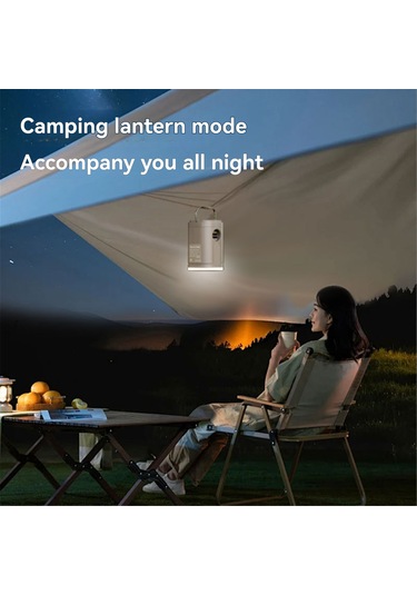 Mufunye 3'lü Fonksiyonlu Hava Pompa: Şişirme, Emme Ve Kamp Lambası - Taşınabilir 25w Abs Matras Futbol Topu Şişirici