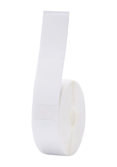 Moveevo Gümüş Ve Jadeiçi İçin Isı Teknolojili Etiket Kağıdı - Suya Dayanıklı, Kesilmez, Kolay Asma, 14x50-130 Beyaz 1 Rulo