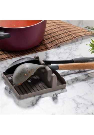 Kaşıklık Kepçelik Kapak Tutucu Düzenleyici Mutfak Tezgah Üstü Organizer Diğer