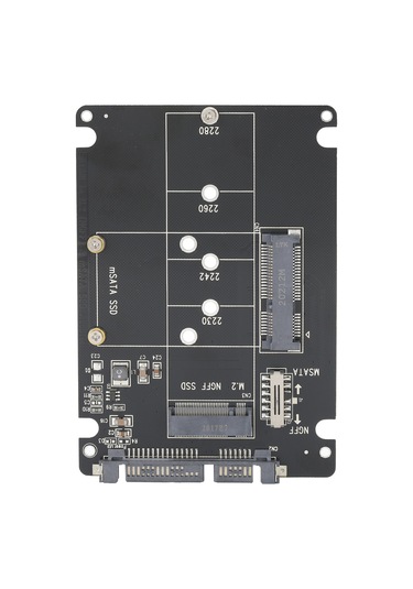 Geeroyoo M.2 Ngff/msata Ssd'yi Sata'ya Dönüştürücü Kart - 6gbps Hız, Sabit Montaj, Çoklu Sisteme Desteği, Veri Güvenliği