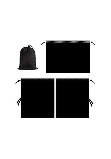 Dancemonkey Cbtx 190 T Ipek Kumaş Araba Bölme Perdesi, 2 Arka Pencere İle Gizlilik,