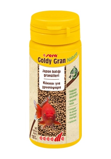 Sera Goldy Gran Nature 50 Ml / Japon Balığı Yemi Granül