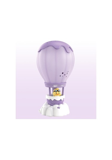 Pazly Karikatür Masa Lambası - Pembe Atmofer Balon Gece Lambası Pembe