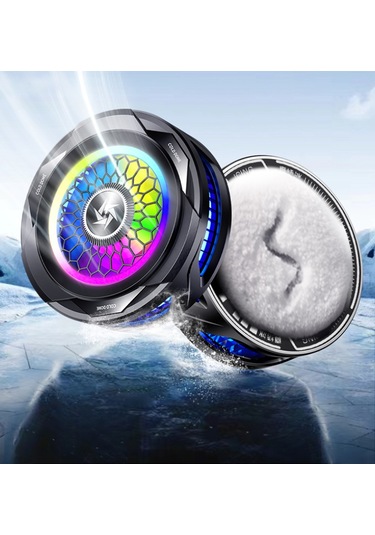 Pmr Sl-25 Cep Telefonu Soğutucu Rgb Işıklı, Kıskaçlı & Manyetik, Sessiz Güçlü Fan