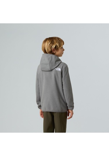 The North Face Teen Glacıer 1/4 Fermuarlı Genç Çocuk Glacier Polar Nf0a8cvfcqı1 Gri