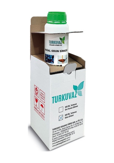500 ML Turkuvaz Doğal Odun Sirkesi (Zararlılara Organik Çözüm)