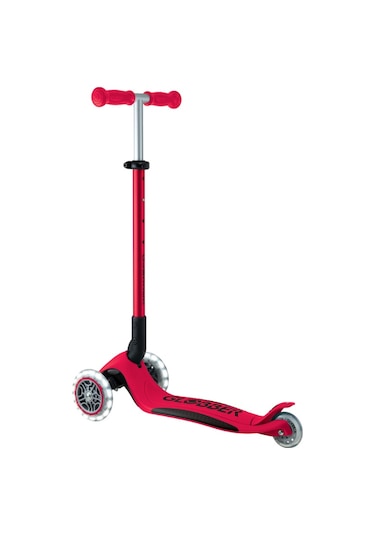 Globber Elite Deluxe Işıklı Scooter - Kırmızı