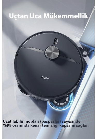 Jonr X1 Max 20.000pa Robot Süpürge Ve Paspas Siyah