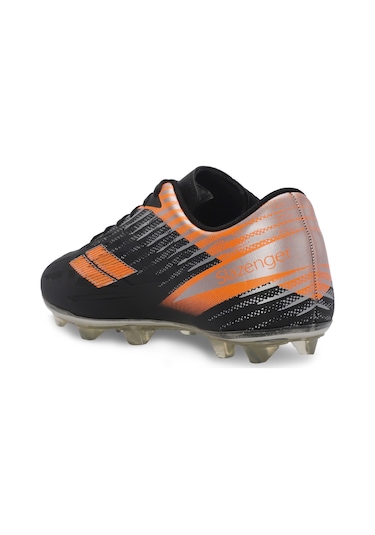 Slazenger CAMBLY HS Erkek Çocuk Halı Saha Siyah / Turuncu Futbol Ayakkabısı