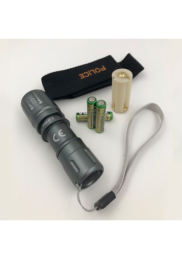 Police Pc-18 Cree Led Pilli El Feneri Siyah