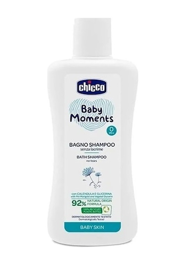 Chicco Baby Moments Doğal Saç Ve Vücut Şampuan 200 Ml