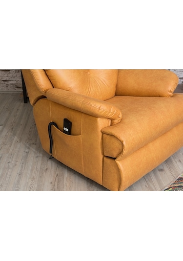 Teknokonfor Anita Tek Motorlu Sabit Masajlı Tv Baba Koltuğu