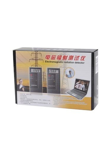 Butuglobal Elektromanyetik Radyasyon Dedektörü Emf Metre Test Cihazı Siyah