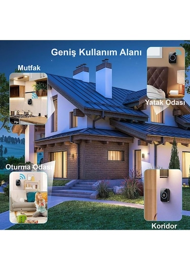 Plentiful Modern Kablosuz Kapı Zili 300metre Menzil 60 Çeşit Melodi Hoşgeldiniz 5 Seviye Ses