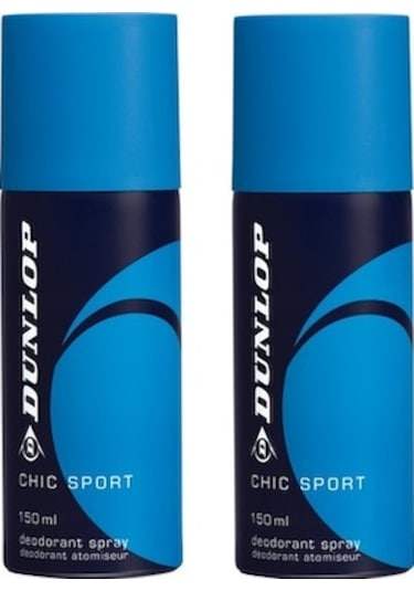 Dunlop Chic Sport Erkek Sprey Deodorant 150 ML x 2