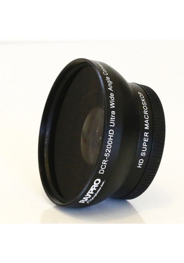 Raypro DCR-5200HD 52 MM 0.45x Ultra Geniş Açı + Makro Filtre Lens