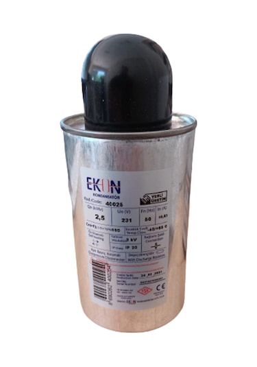 0,50 kVAR TRİFAZE TÜP KONDANSATÖR