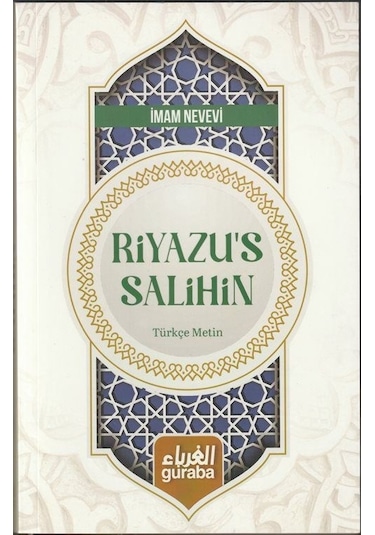 Riyazus Salihin Türkçe Metin Karton Kapak Her Evde Bulunması...