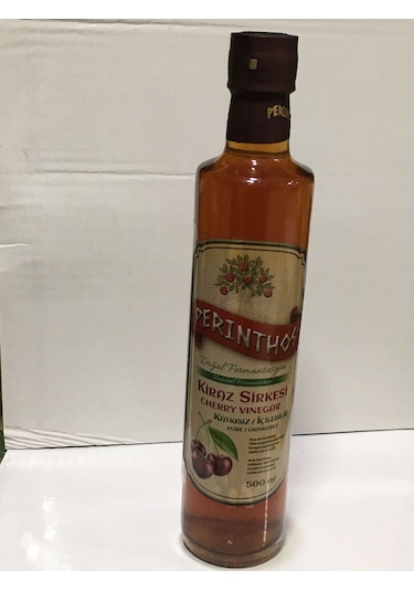 Perinthos Doğal Kiraz Sirkesi Cam Şişe 500 ML