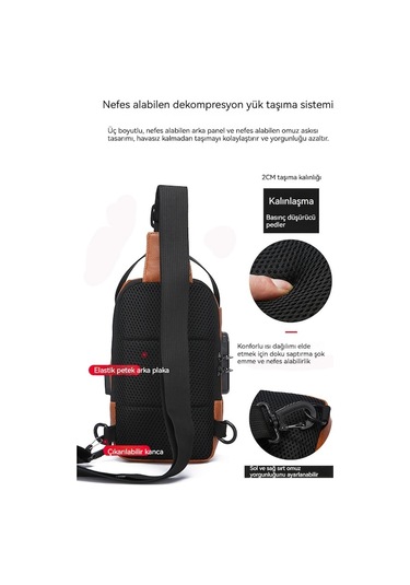 Didadodo Siyah Retro Omuz Çantası S605 Siyah, Moda Trendi Siyah