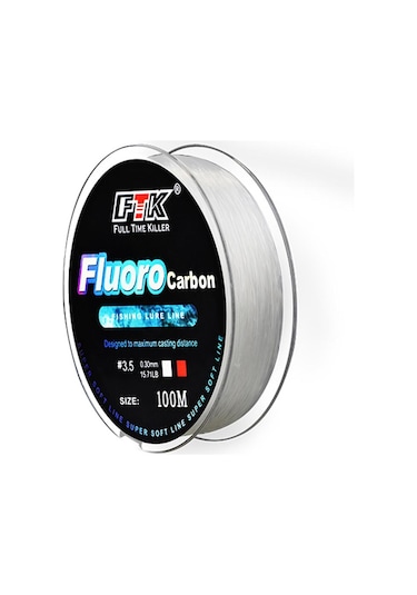 Ftk 1 Adet 100 M Balıkçılık Lideri Hattı Naylon Monofilament Olta Sazan Sinek Balıkçılık Kablosu 4-34lb 34.32 Lb