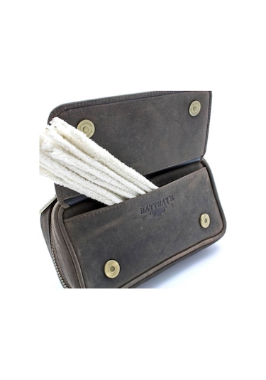 Rattray's Peat Pipe Bag 1 Kahve Deri Pipo Çantası 131540