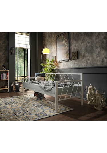 Bedliga Glory Daybed Tek Kişilik Metal Karyola 90X200