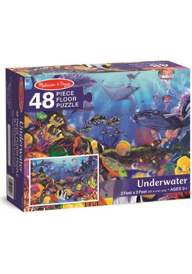 Melissa And Doug Dev Yer Yapbozudeniz Altı (48 Parça)