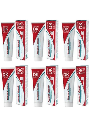 Dermokil Dk Dent Florürlü Koruyucu Onarıcı Diş Macunu 6 x 100 ML