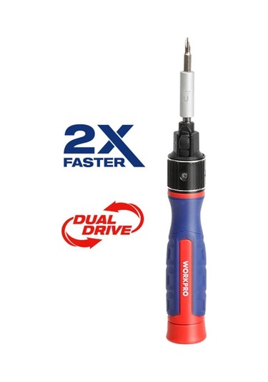 Workpro Wp221070 9-ın-1 Profesyonel Cr-v Cırcırlı Manyetik Hassas Tornavida Seti Fr Wp221070