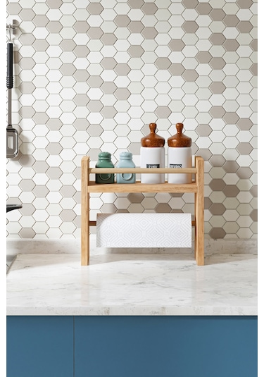 Rulo Havlu Takılabilir Baharatlık Standı Tezgah Üstü Düzenleyici