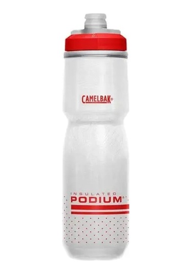 Camelbak Podium Chill 0.71l / 24oz Kırmızı / Beyaz Termal Matara Kırmızı