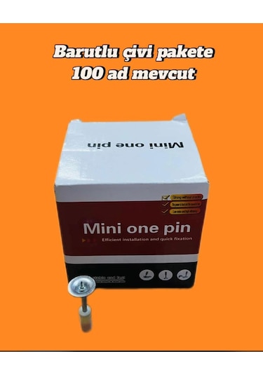 Melzohome Barutlu Çivi Paketi 100 Adet