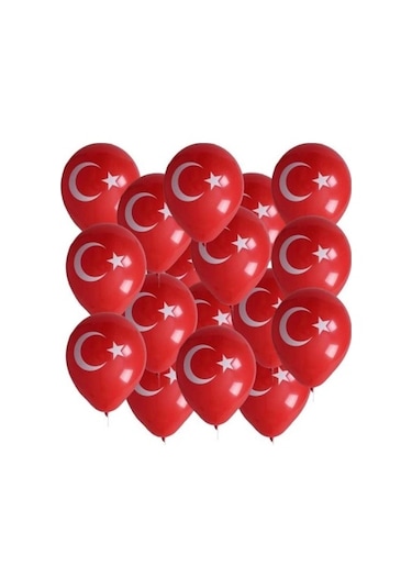Bayraklı Balon 12inc 100 Parça 5468 Çok Renkli