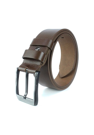 %100 Manda Derisi Erkek Kot Kemeri 4,5 Cm Açık Kahverengi Çok Renkli