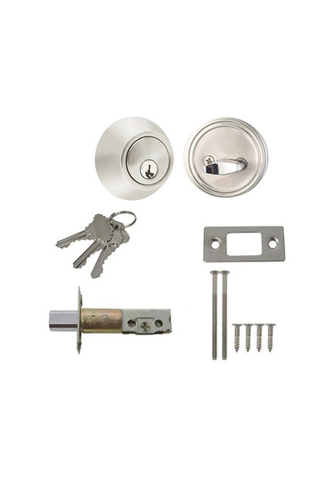 Yaozixa Stainless Steel Odalar Kilidi, Bakır Kilitleme Çekirdeği, 30-45mm Uygun, Dayanıklı, Kol Seti, Kol Ayaklı Kilit, Kolay Kurulum, Anahtarlı