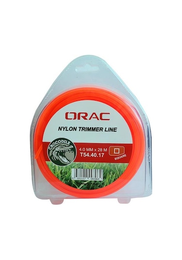 Orac 4.00 MM 28 M Kare Turuncu Tırpan Misinası
