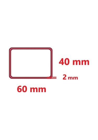 Boyalı 40 X 60 X 2 Mm Kutu Profil 40X60X2 Demir (1 Mt Fiyatı)