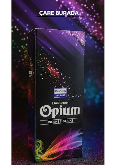 Darshan Incense - Opium 20'li Çubuk Tütsü Spiritüel Deneyim & Ritüel