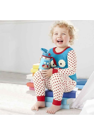 Skip Hop Zoo Pipetli Paslanmaz Çelik Suluk Baykuş Baykuş