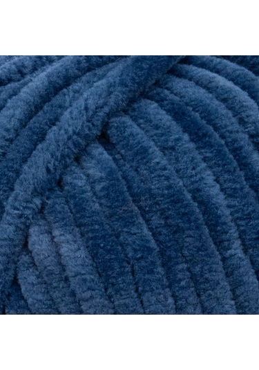 Kürkçü Han Kadife 100gr 95mt Örgü İpi Koyu Denim Mavisi