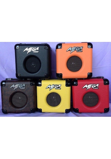 Mega Vl-10 Model Renkli 10 Wat Tek Girişli Enstrüman Amfisi
