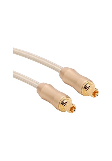 5.1 Ses Parçası Dijital Optik Fiber Ses Kablosu Altın Hoparlörler Güç Amplifikatörü Tv Altın 3m