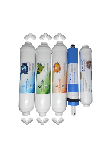 Pera Water Kapalı Kasa Su Arıtma Pallas Mebranlı 5 Li Set